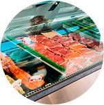 Temperature monitoring for meat coolers
